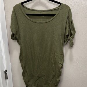 Olive Green Women's Maternity Top